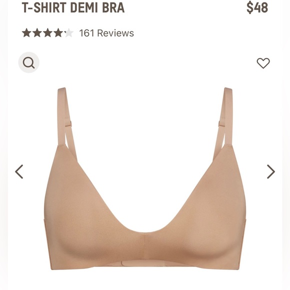 SKIMS T-shirt Demi Bra - Picture 1 of 9